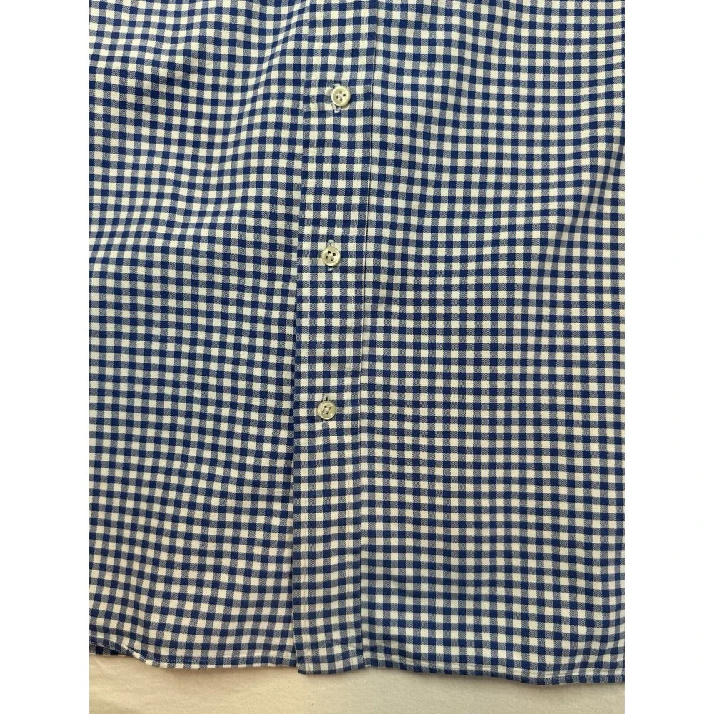 Polo Ralph Lauren Men's 4XB Blue Long Sleeve Button-Up 100% Cotton Flesh Pony